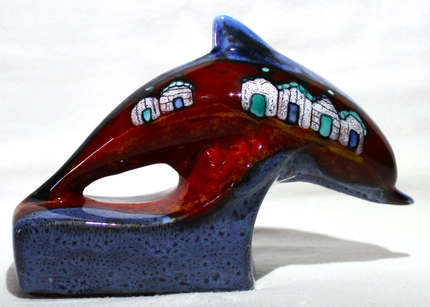 Poole Dolphin - Red Beach Huts Design