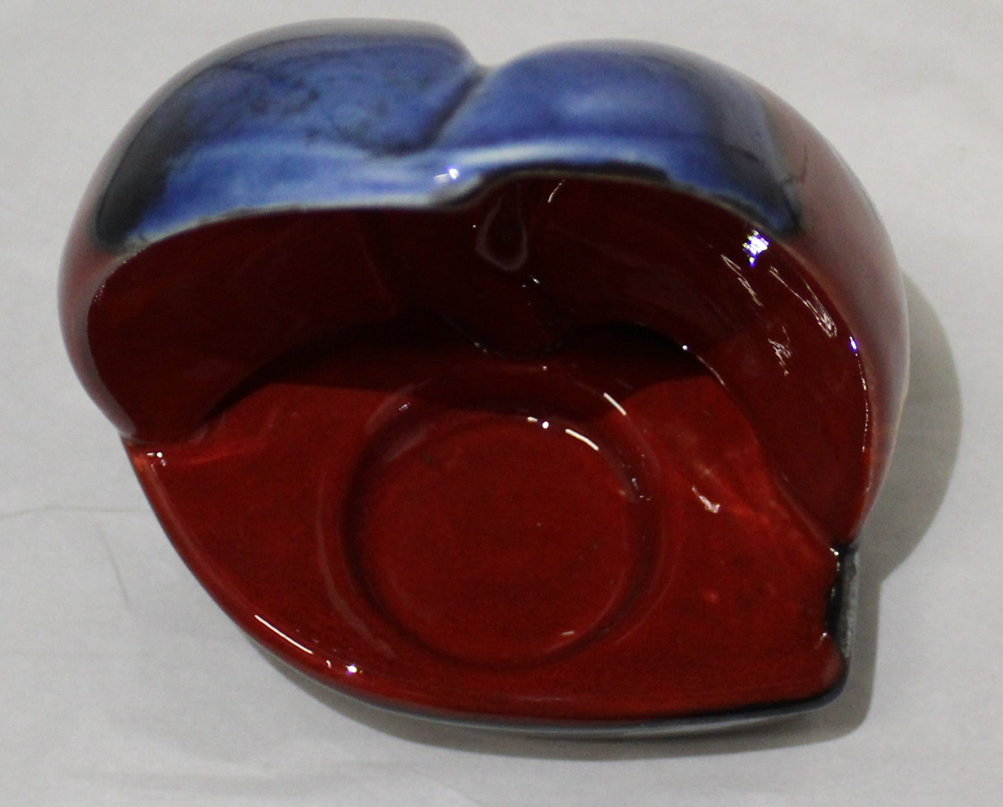 Tealight holder - Studio Poole Red Beach Huts design