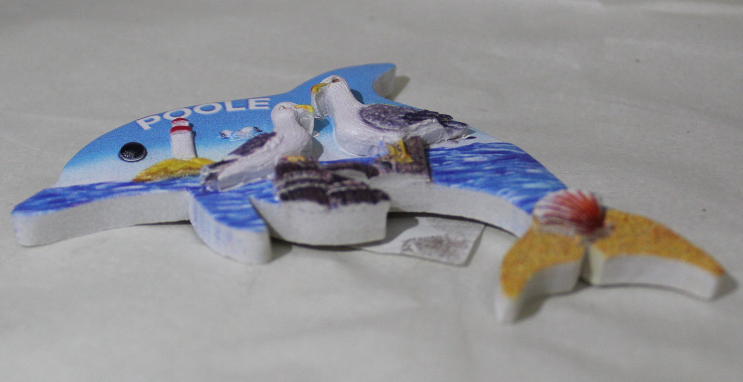 Studio Poole 2025 POOLE Dolphin Resin Magnet