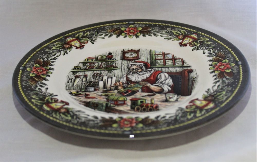 Themed Side Plate - Santa's Workshop
