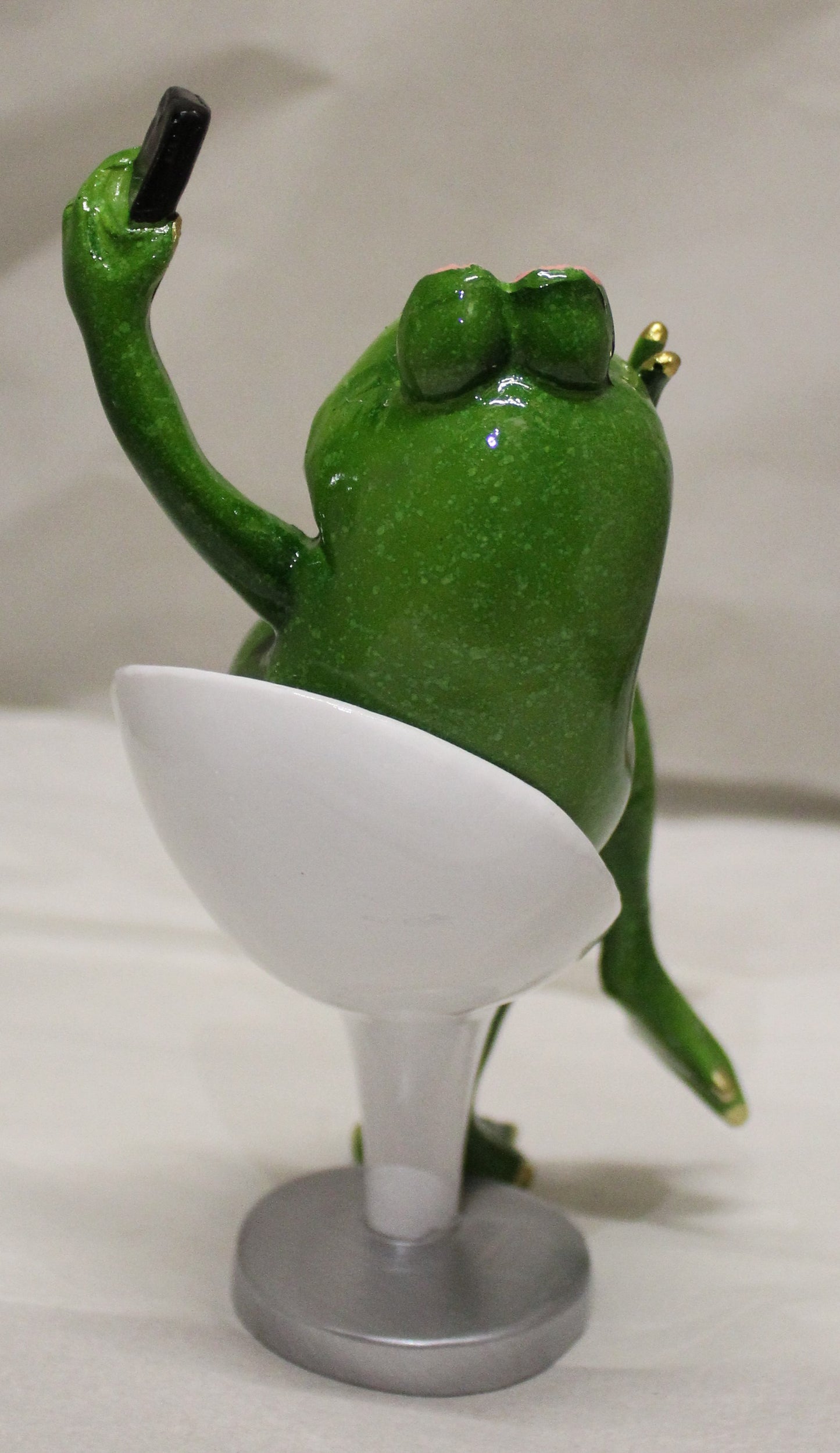 Comical Frogs - Sitting Selfie