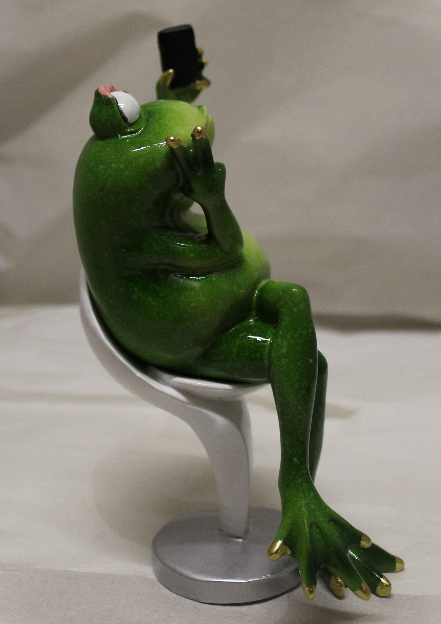 Comical Frogs - Sitting Selfie