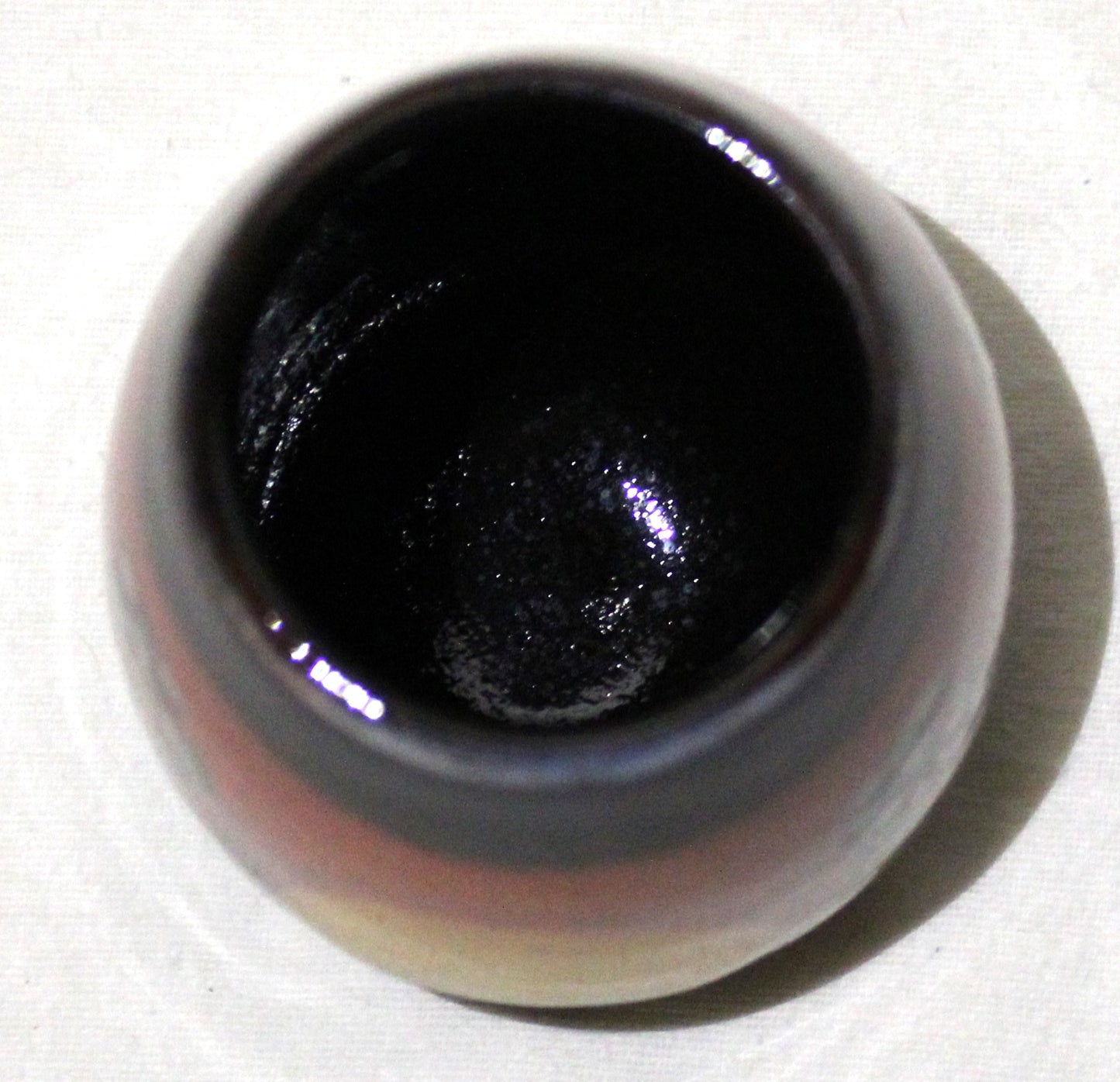 Hand-thrown, Mini Vase - Sunrise design