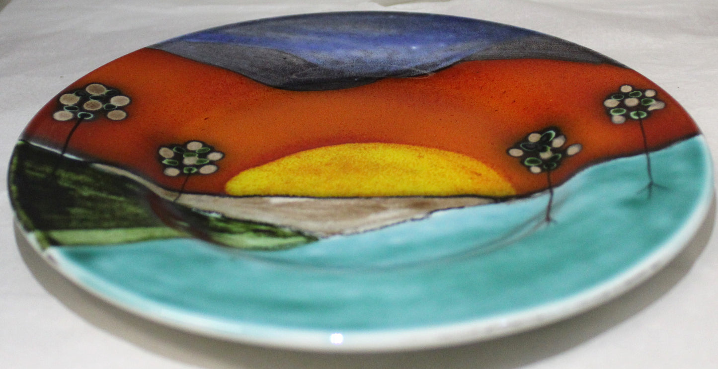 Side Plate - Studio Poole Sunrise design