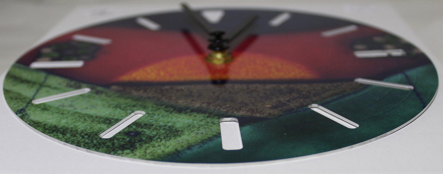 Sublimation Clock - Sunrise design
