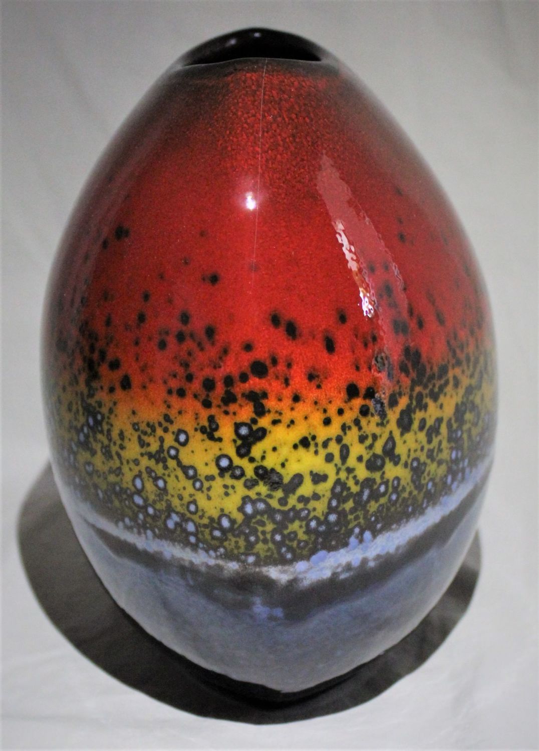 20cm Purse Vase - Sunset design