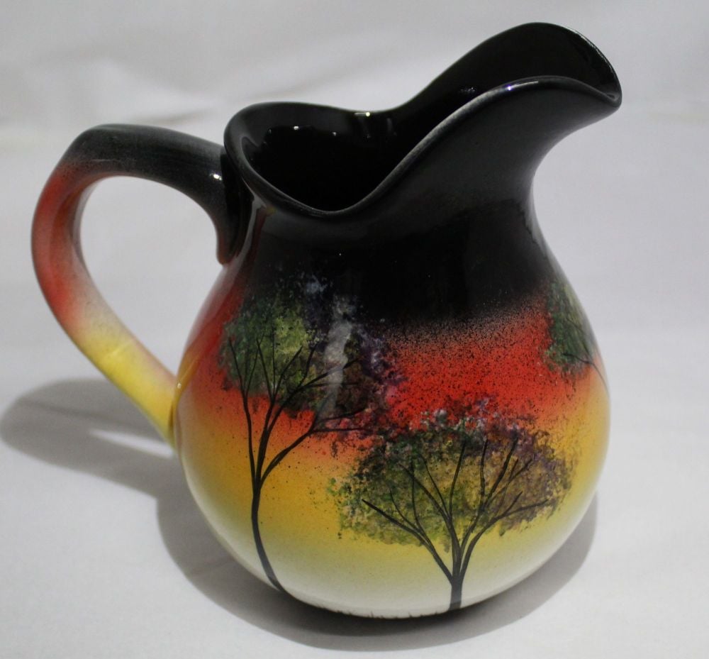 Jug - Studio Poole Sunset Trees design