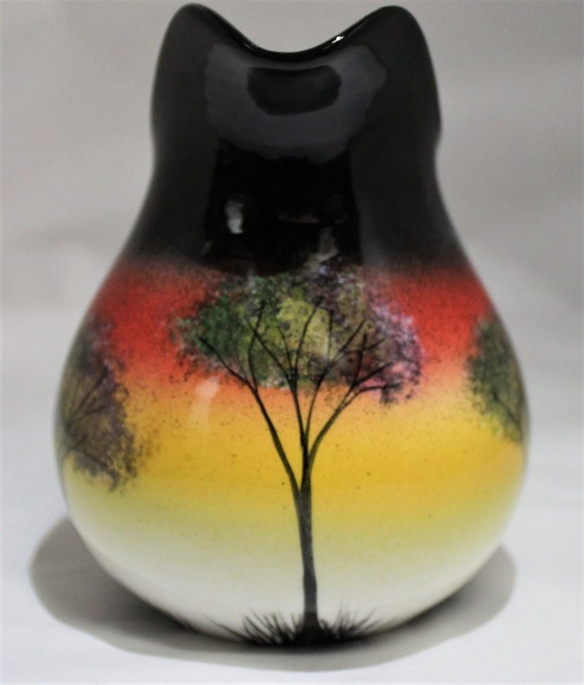 Jug - Studio Poole Sunset Trees design