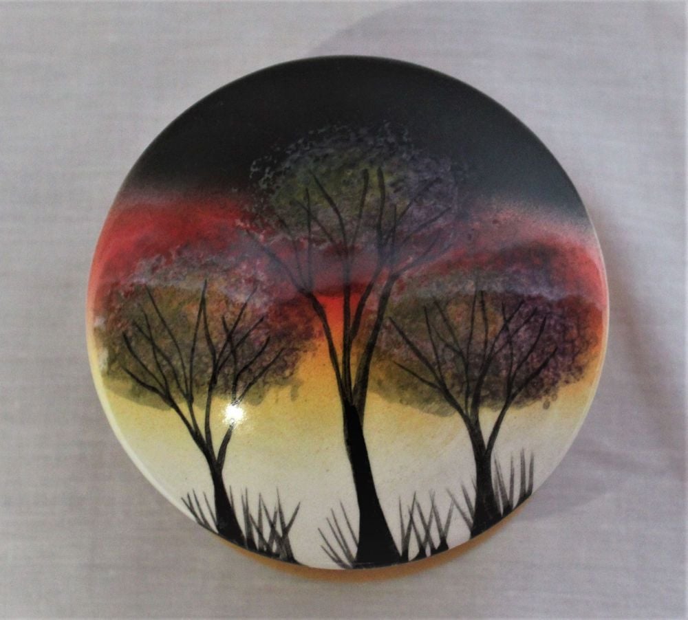 Small Trinket Box - Studio Poole Sunset Trees