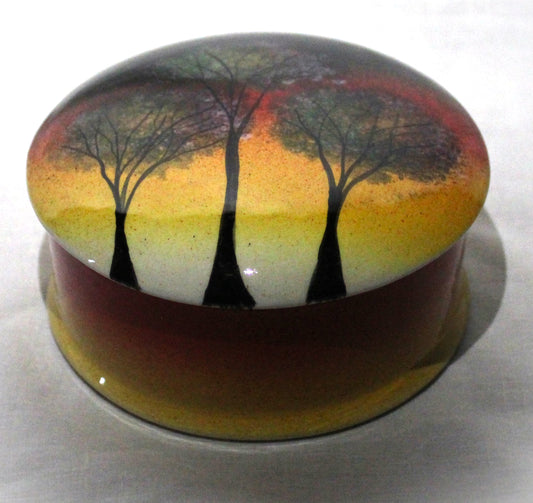 Trinket Box - Studio Poole Sunset Trees