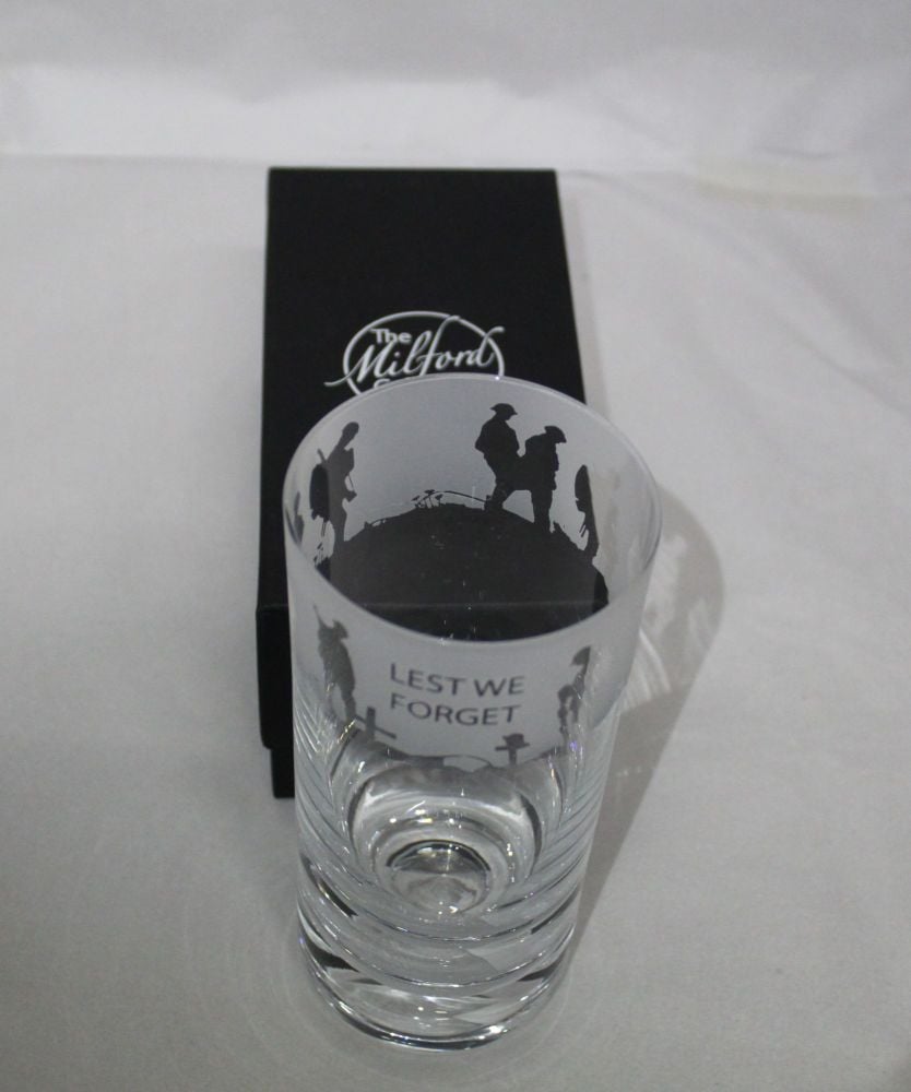 T18 Highball Glass "Lest we forget"