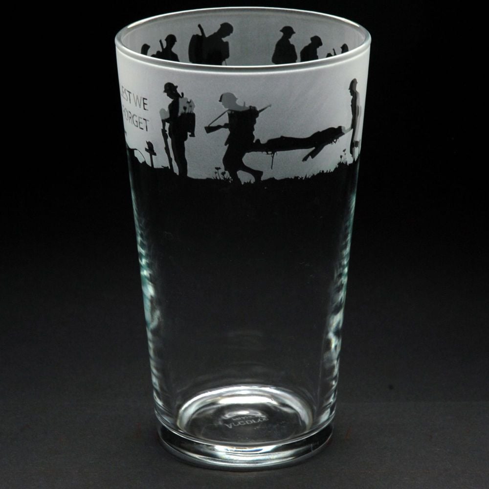 T29 Pint Glass "Lest we Forget"