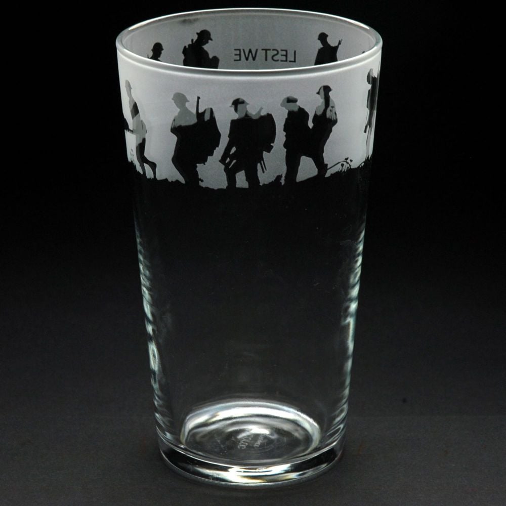 T29 Pint Glass "Lest we Forget"