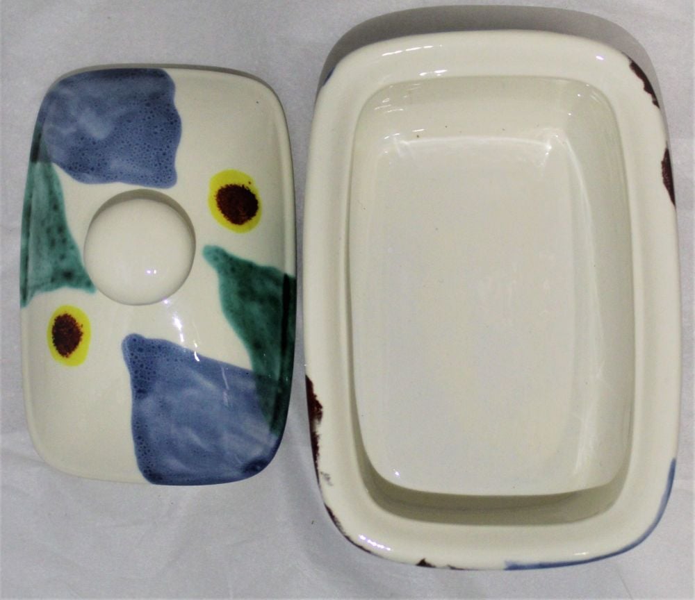 Butter Dish - Tchalenko Poppy Tribute