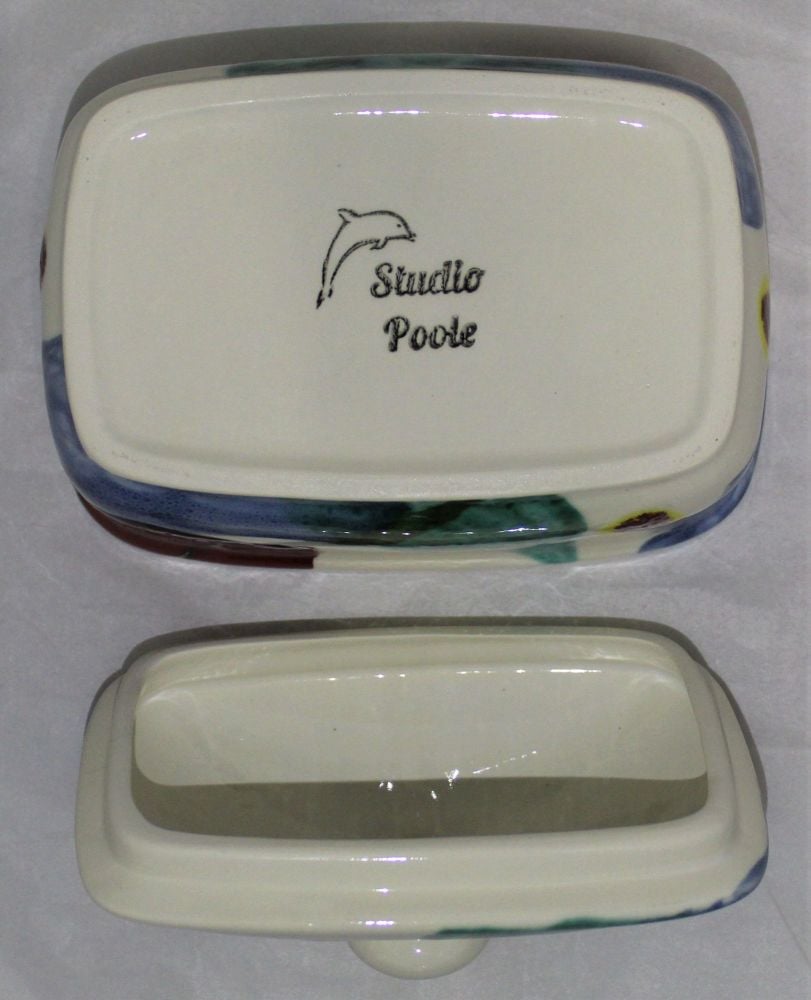 Butter Dish - Tchalenko Poppy Tribute
