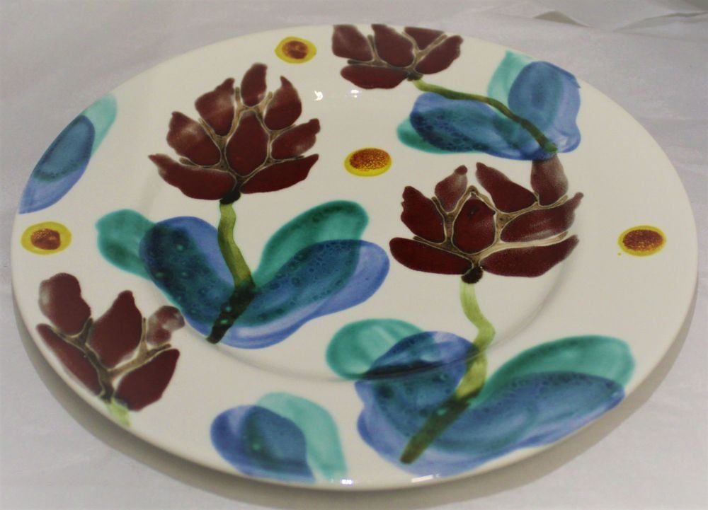 Dinner Plate - Tchalenko Poppy Tribute