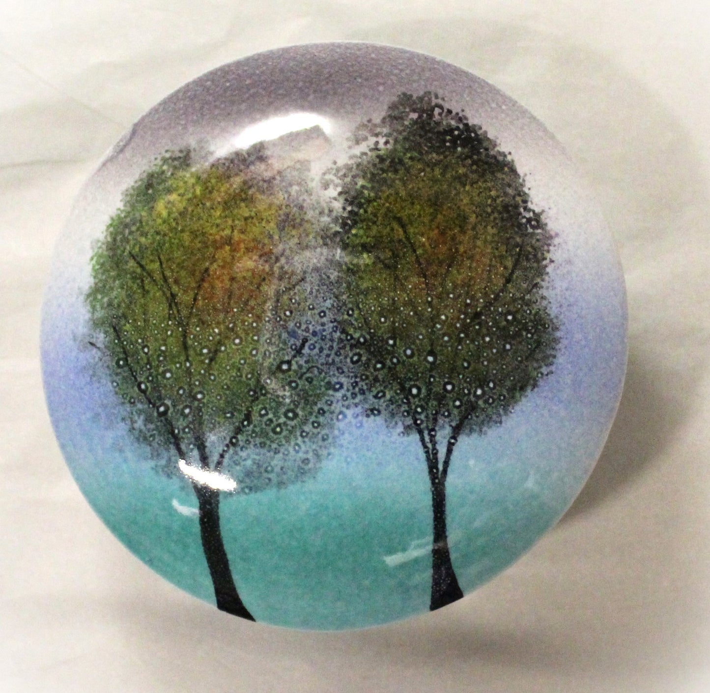 Trinket Box - Studio Poole Trees in the Mist
