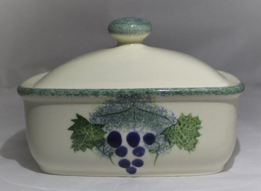Butter Dish - Studio Poole Vinyard design