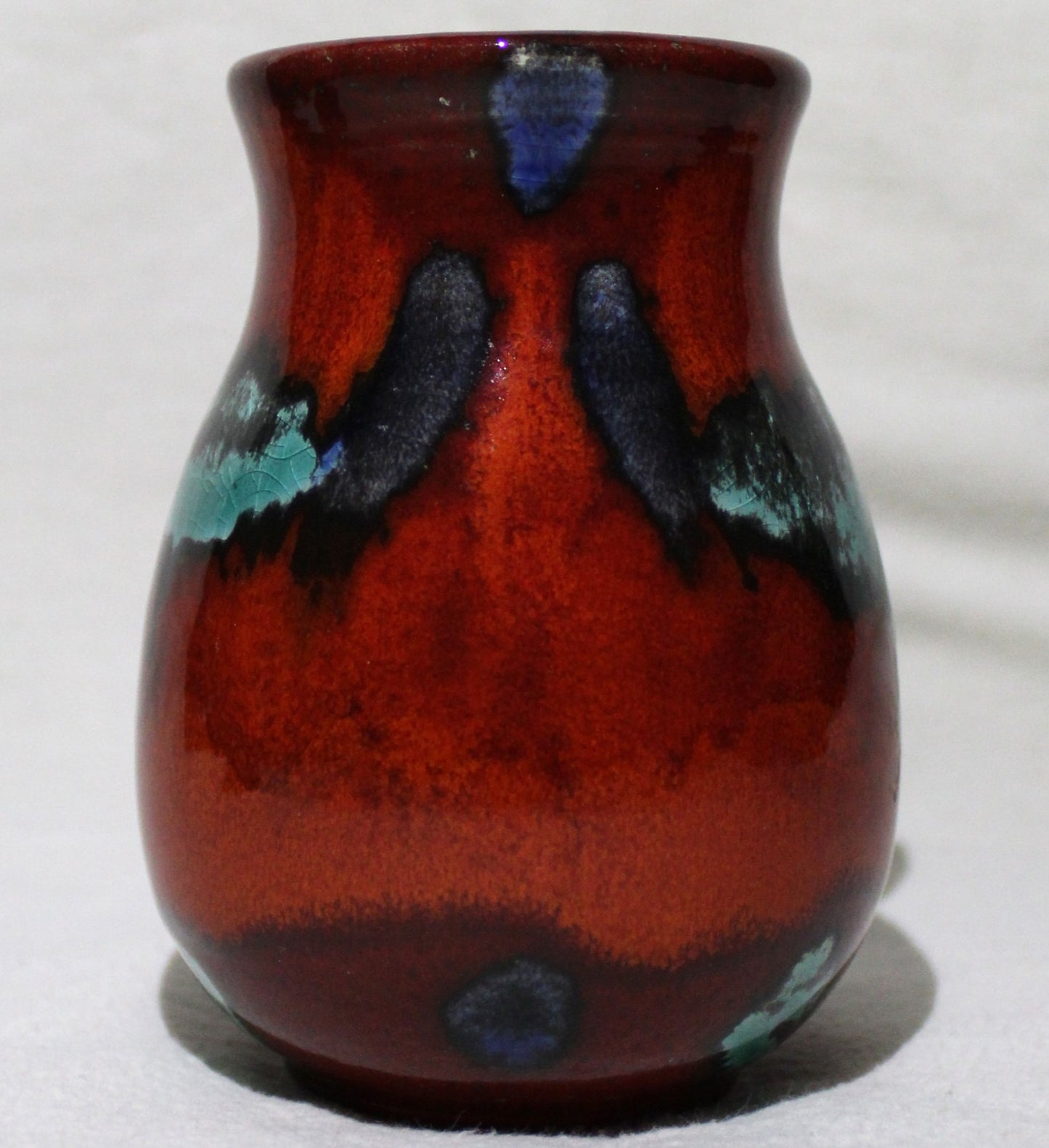 Hand-thrown, Volcano Mini Venetian Vase