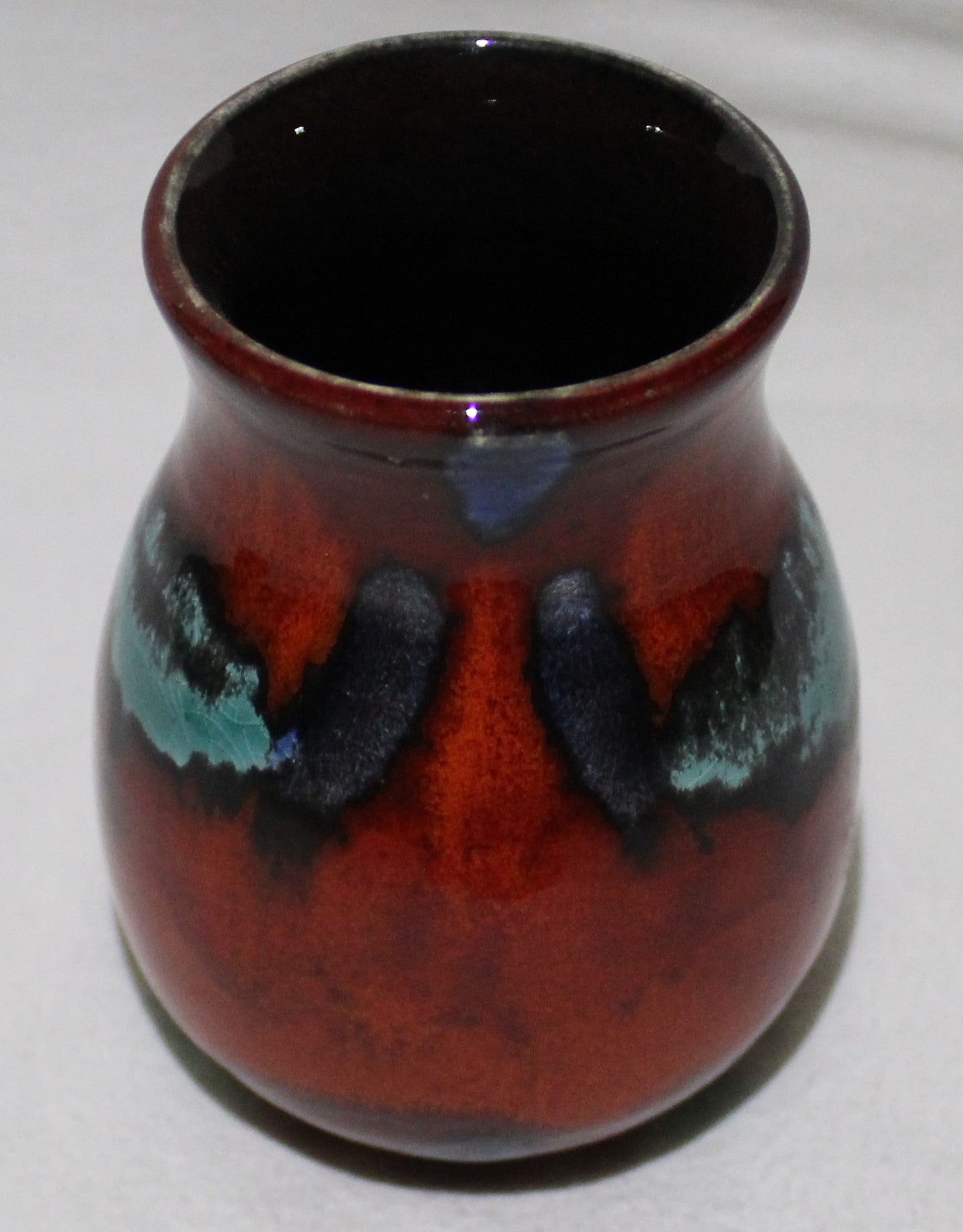Hand-thrown, Volcano Mini Venetian Vase
