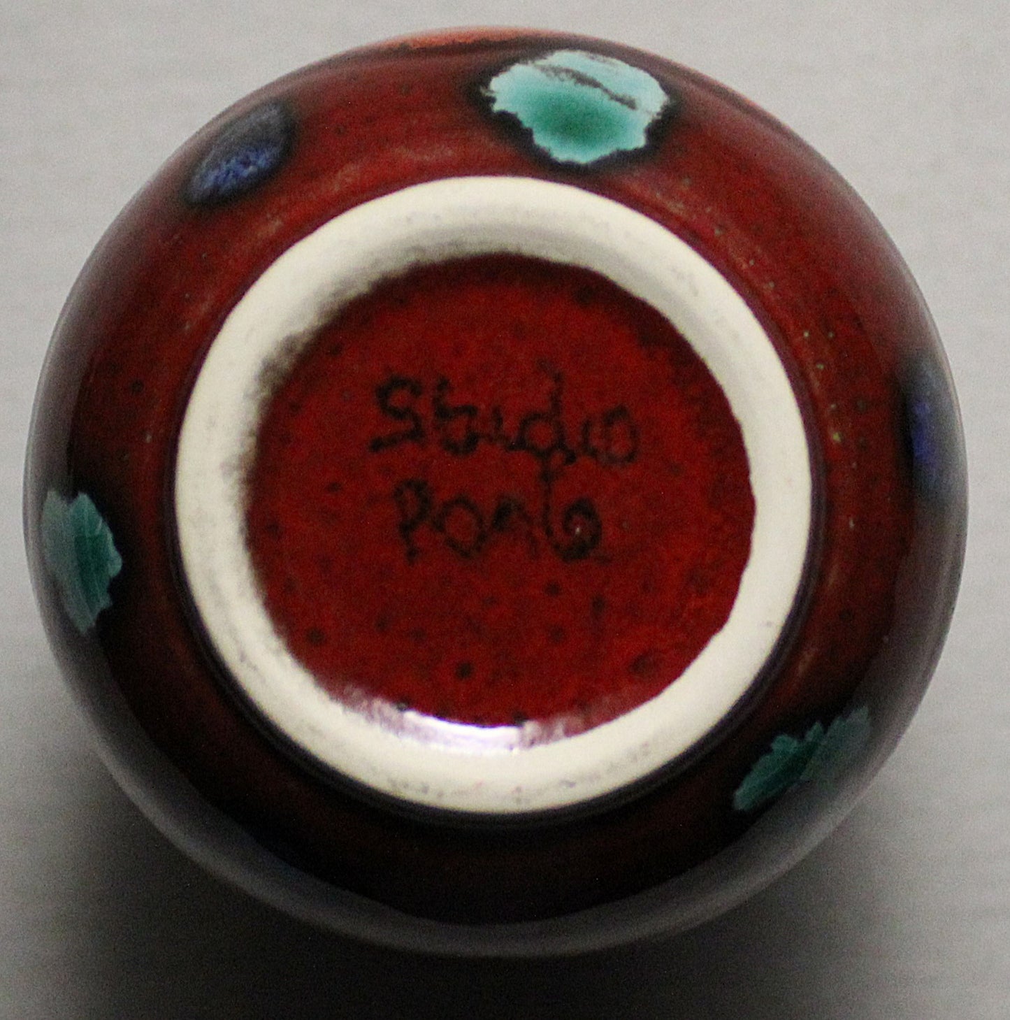 Hand-thrown, Volcano Mini Venetian Vase