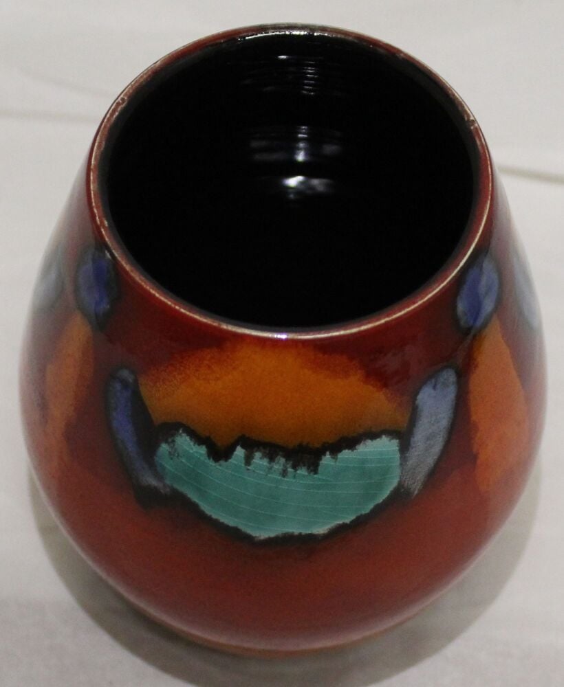 Hand-thrown, Small Vase - Studio Poole Volcano