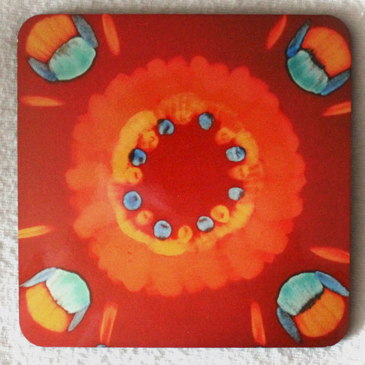 MDF Coaster - Studio Poole Volcano design