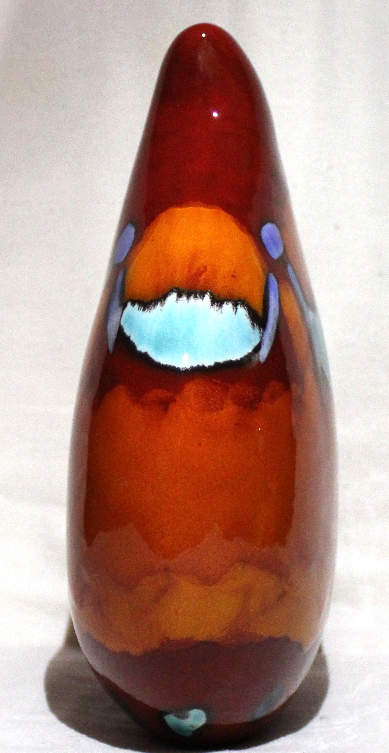 Hand-cast Teardrop vase - Studio Poole Volcano