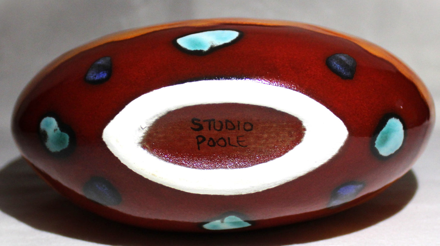 Hand-cast Teardrop vase - Studio Poole Volcano