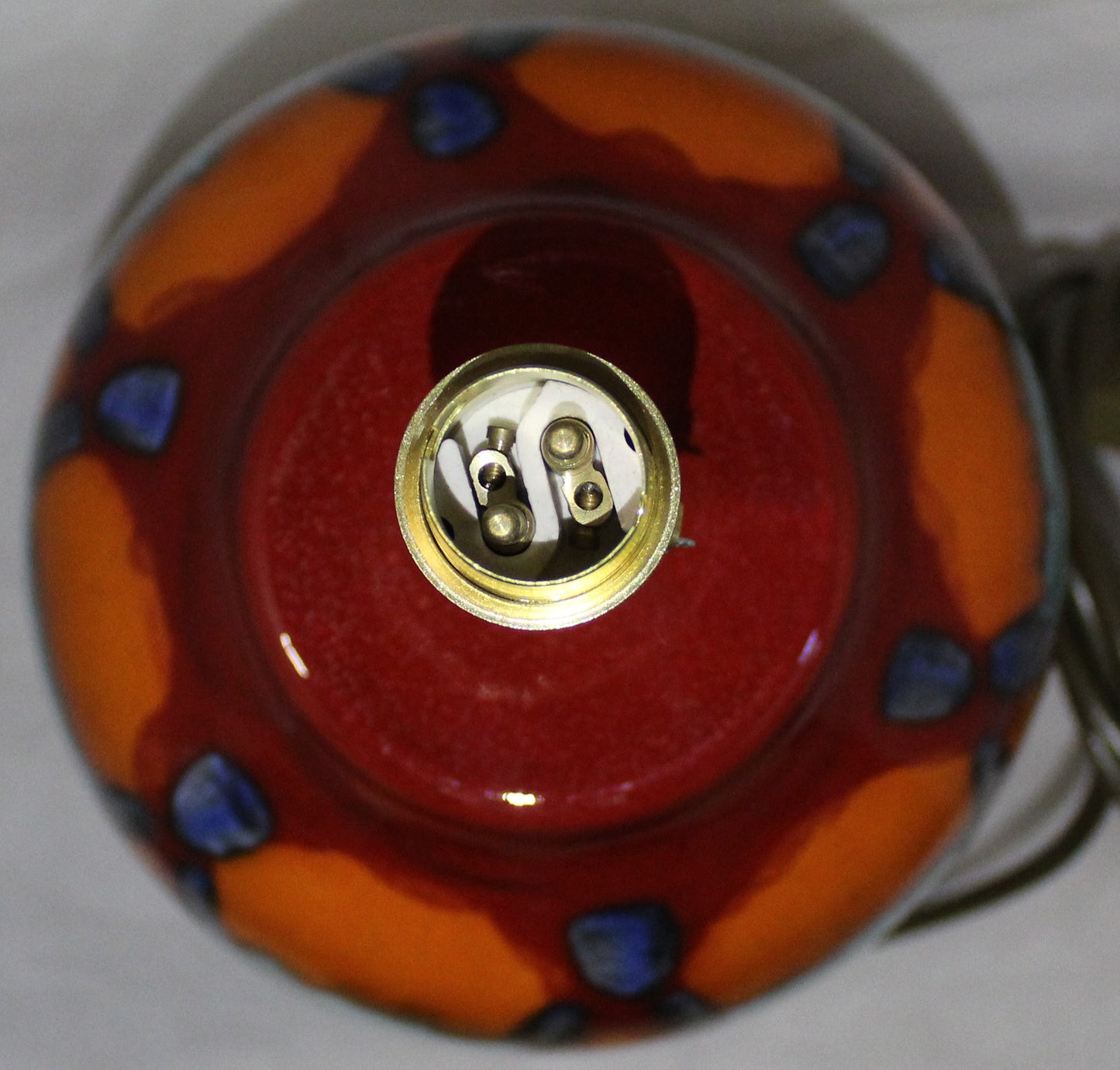Poole pottery Volcano Lamp Base - Hand thrown and wired