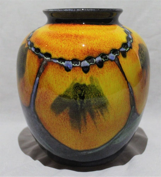 Bulbous Vase - Wild Poppy