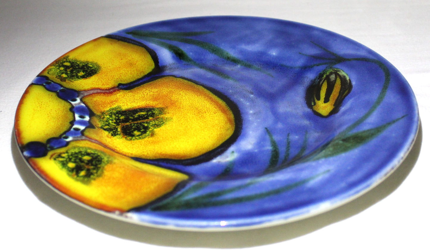 Display Plate - Studio Poole Wild Poppy
