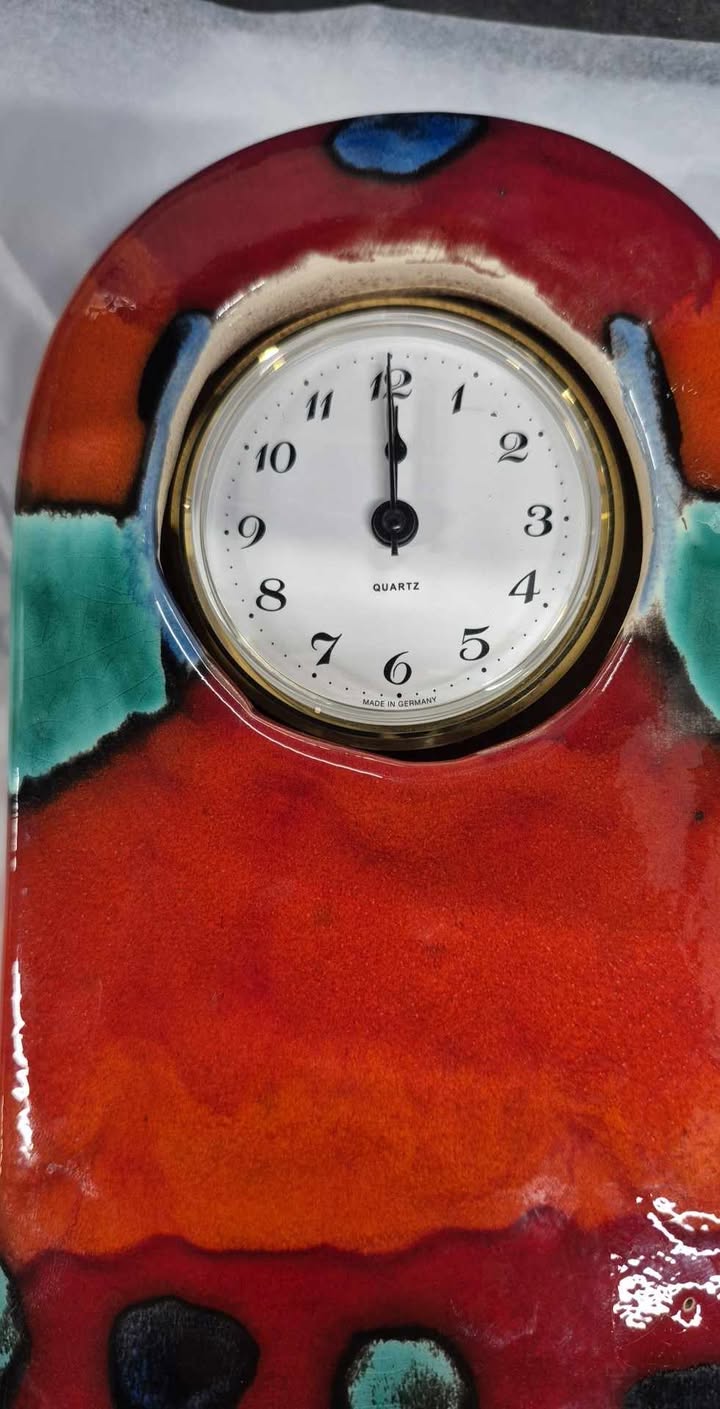 Volcano Clock stand on hold for sale