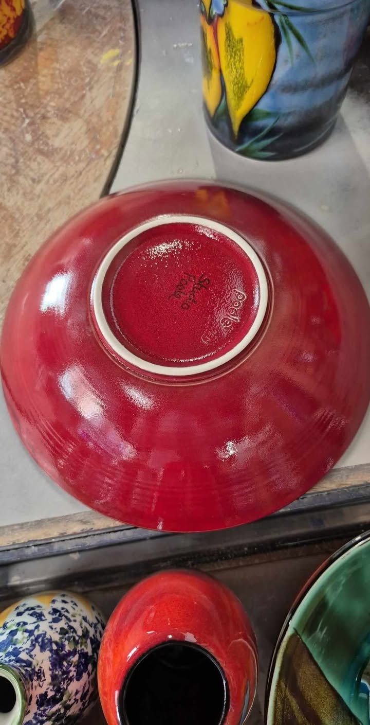 Special order 2 Display Bowls - Studio Poole Sunrise design