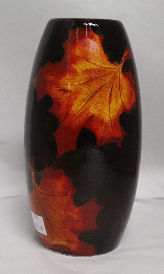 Torpedo Vase - Studio Poole Forest Flame