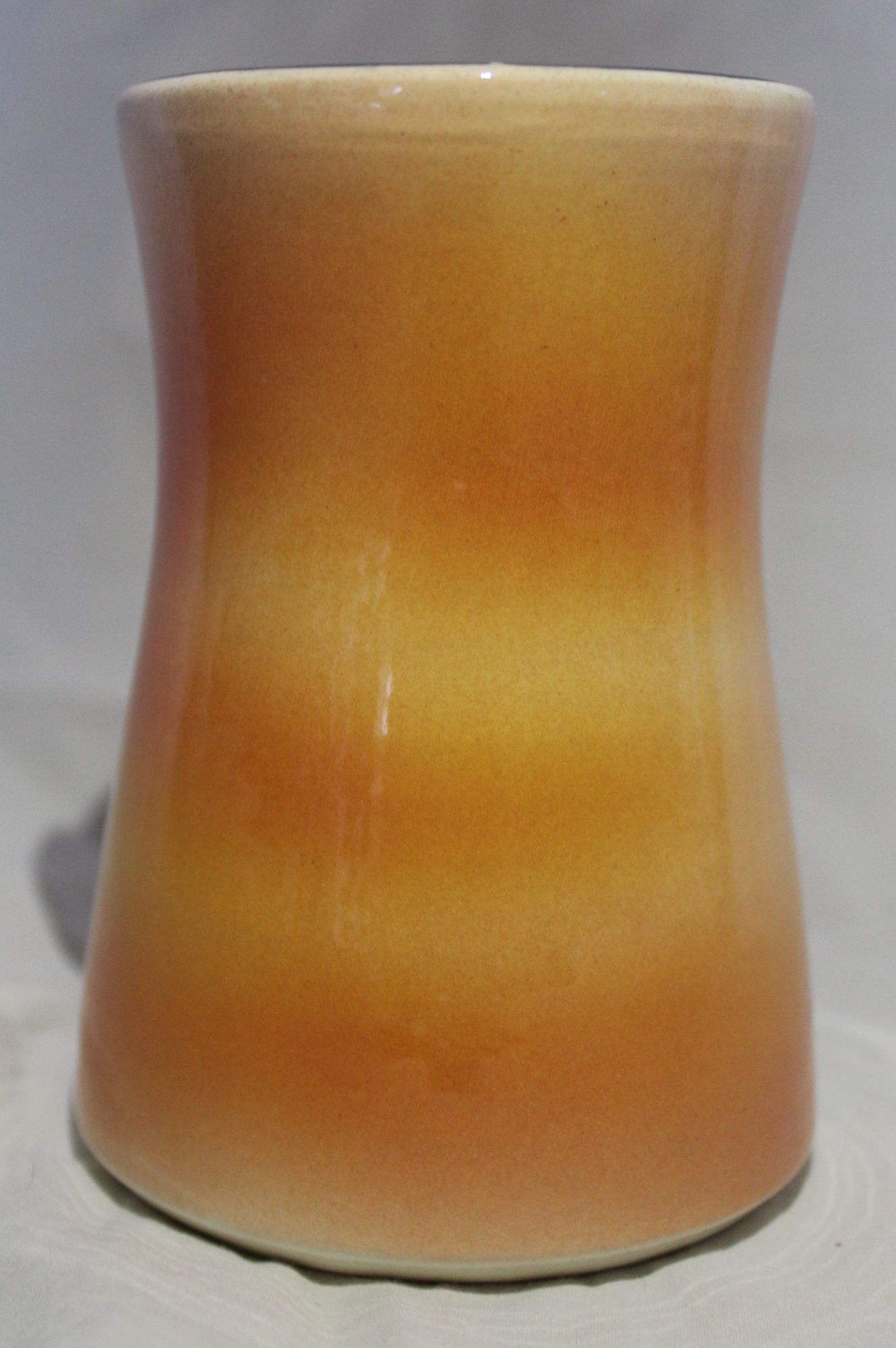 Hand Thrown 4 inch Vase - Active Combat - Orange