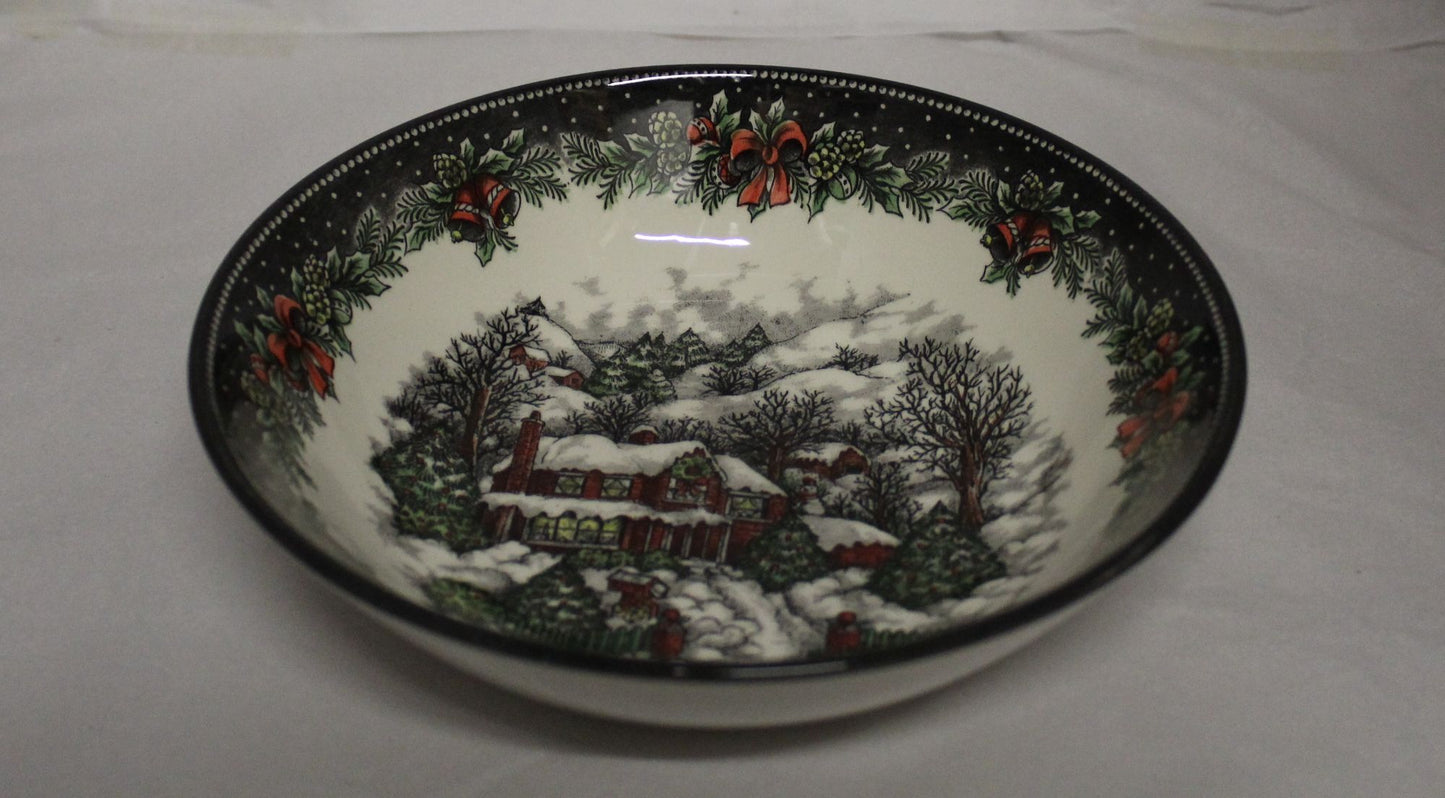 Themed Breakfast Bowl - Xmas Village