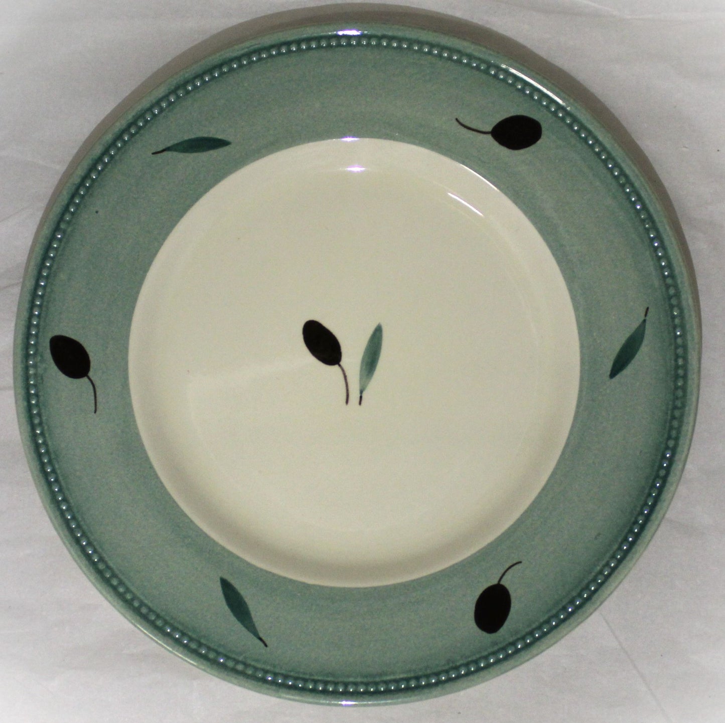 Side Plate - Green Fresco design