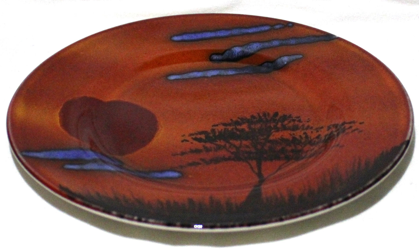 Display Plate - Studio Poole African Sky design