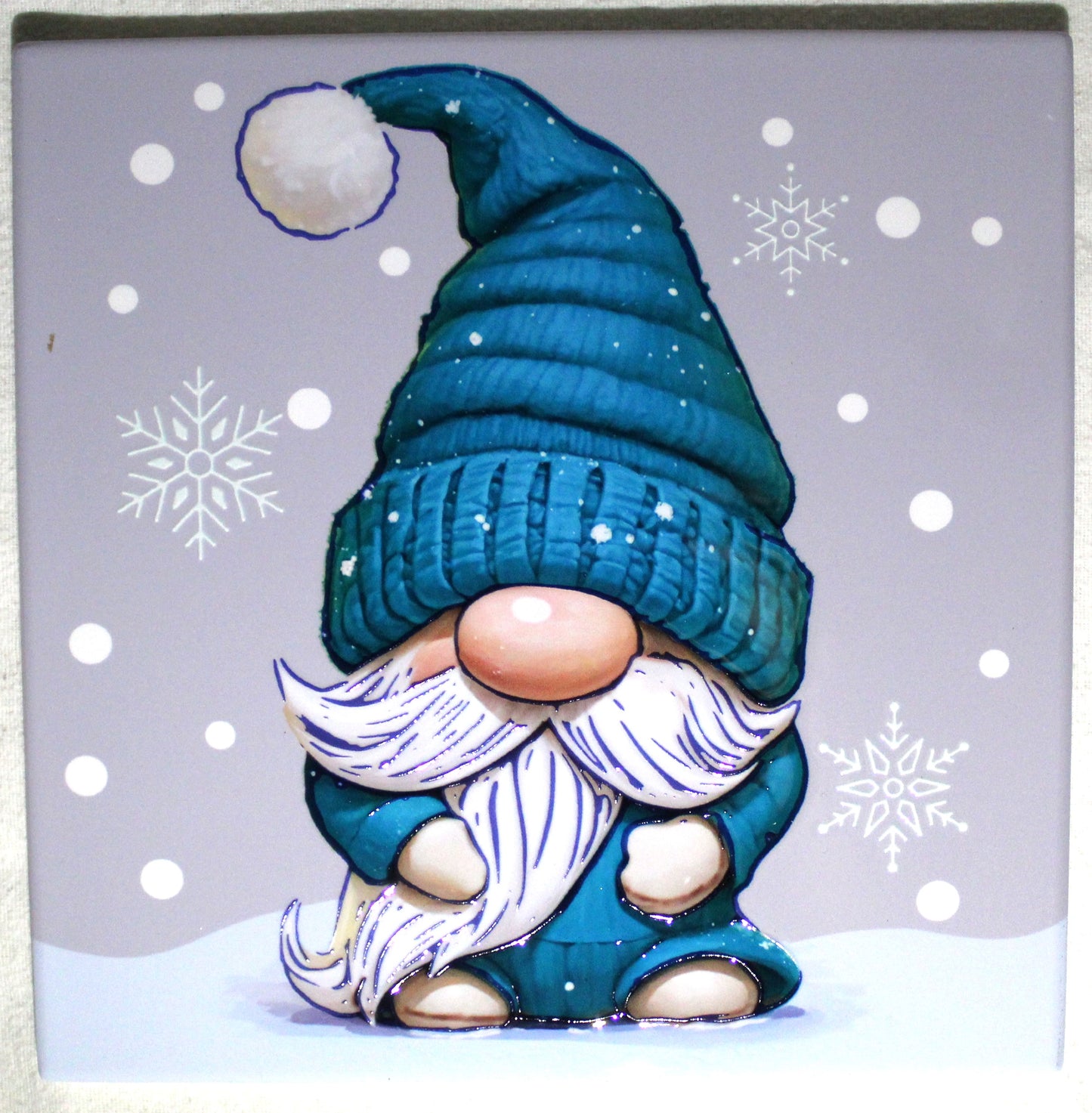 Ceramic Trivet - Mr Christmas Gonk