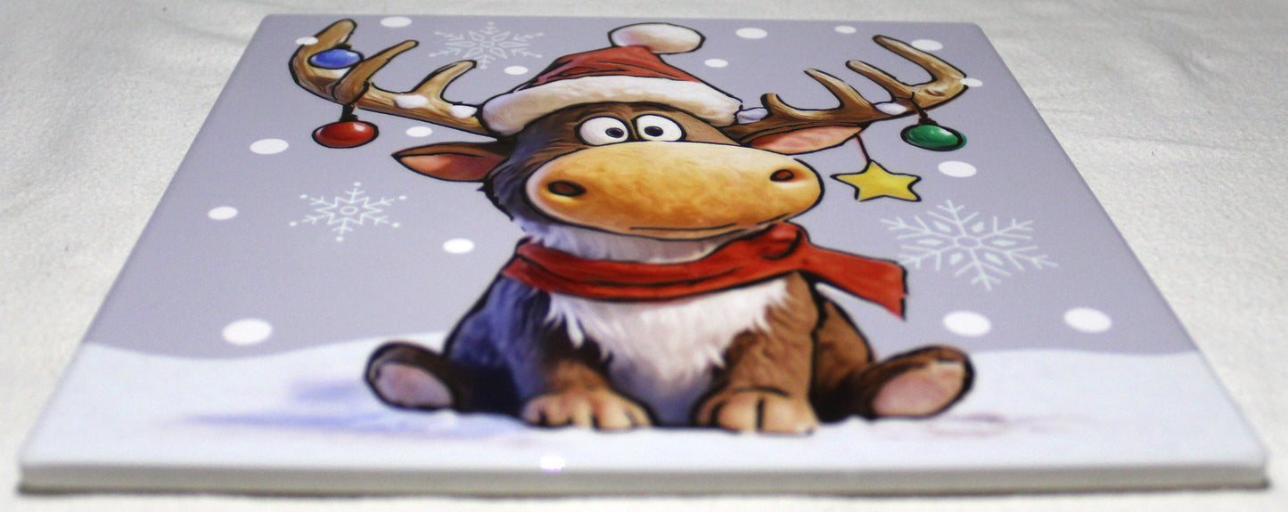 Ceramic Trivet - Reindeer