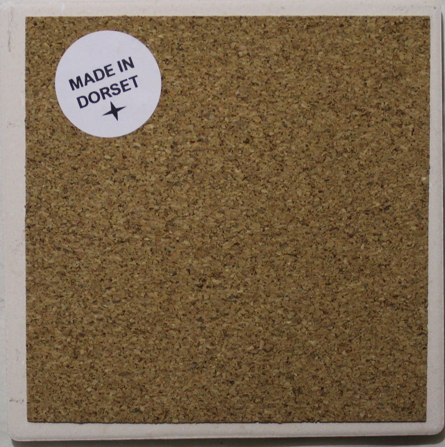 Sublimation Ceramic Coaster - Cork backed (square) - Studio Poole Bamboo design