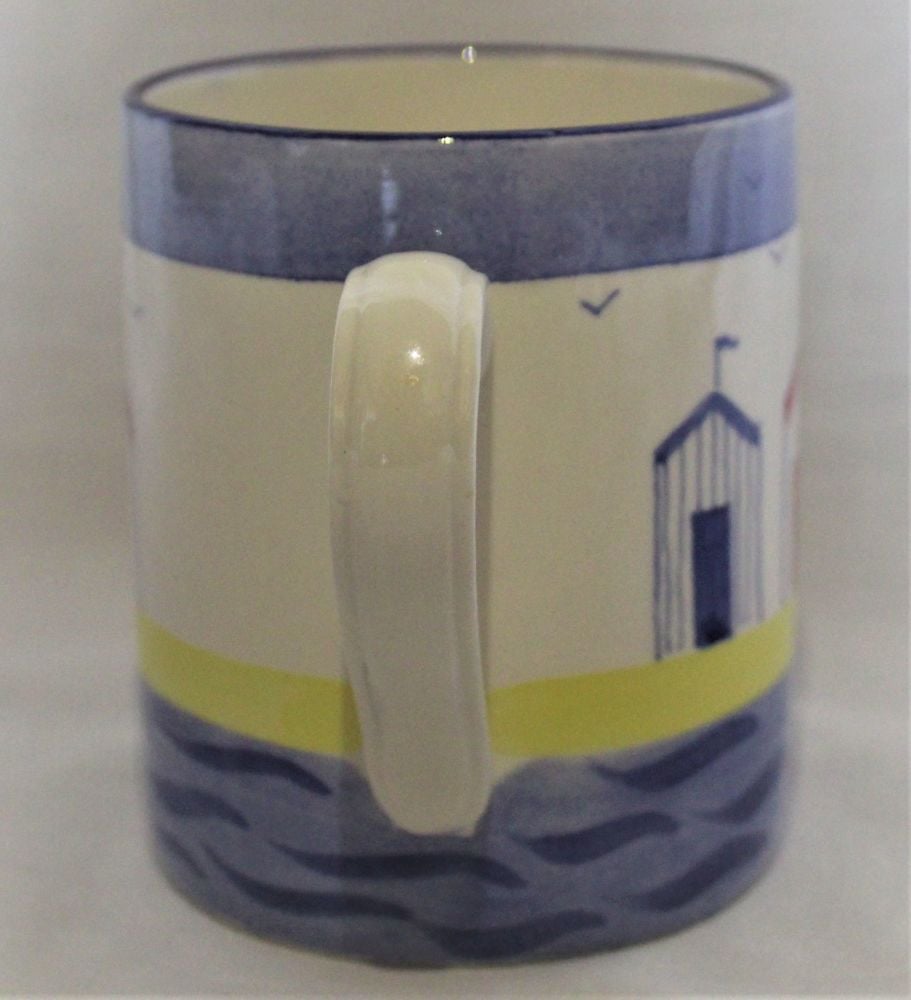 Mug - Studio Poole Beach Huts design