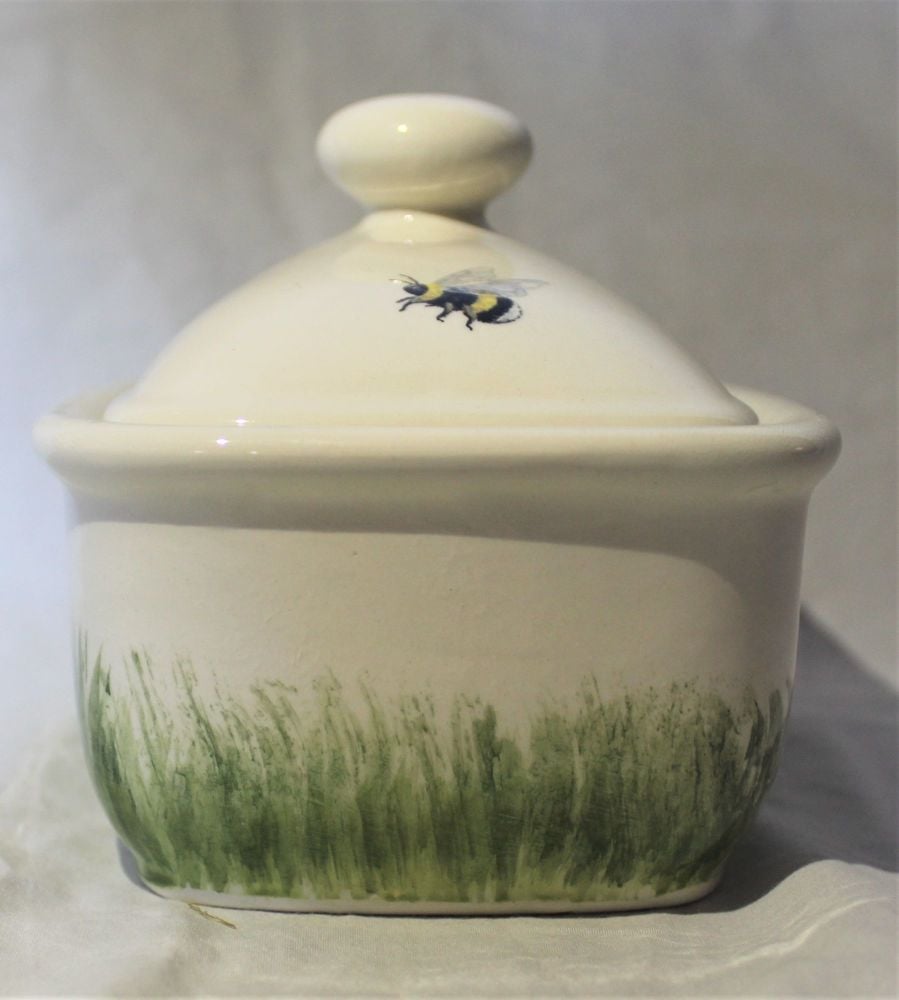 Butter Dish - Studio Poole Bees design
