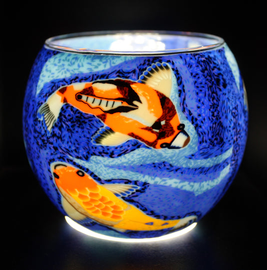 Koi Fish - Light Glass