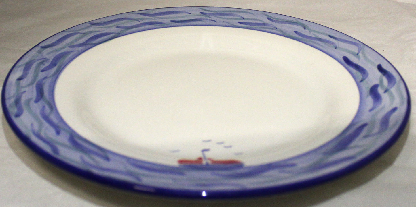 Side Plate - Studio Poole Boats design