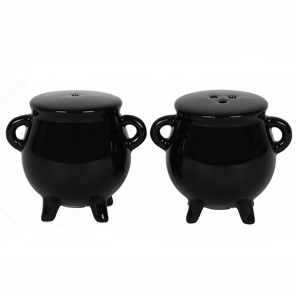 Cauldron Salt and Pepper Cruet Set
