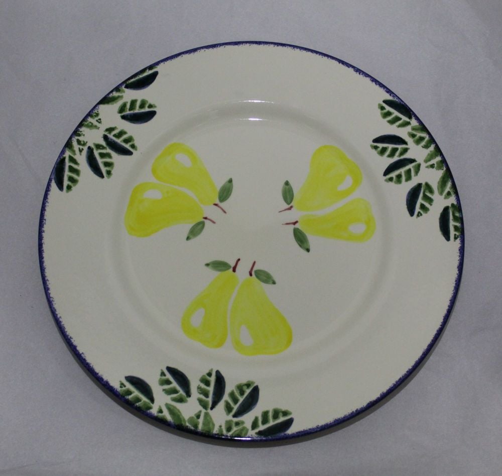 Dinner Plate - Dorset Fruits Pears design