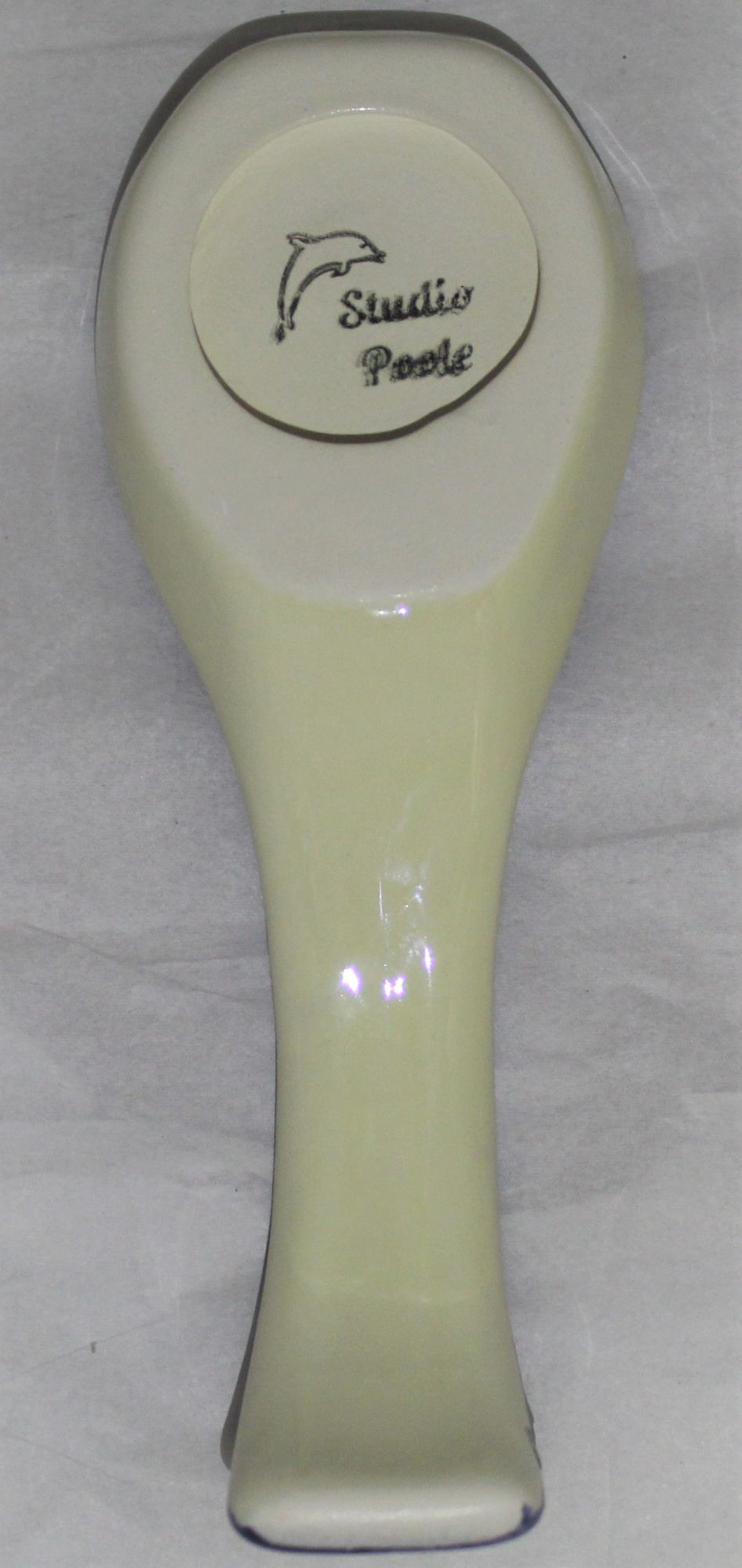 Small Spoon Rest - Studio Poole Dorset Fruits Plums design