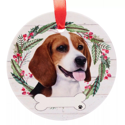 E&S Pets Beagle Hanging Wreath Decoration